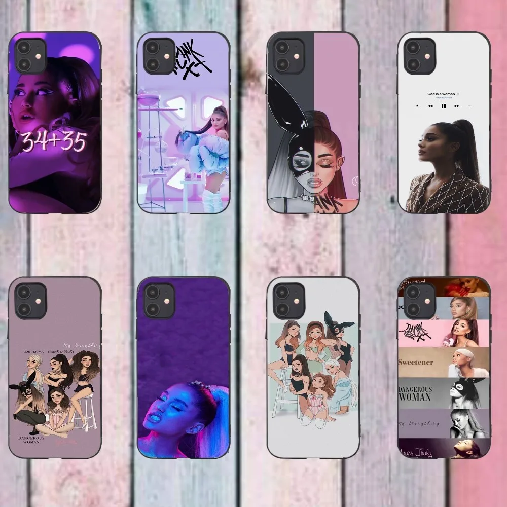 Singer Ariana-Grande Phone Case For Iphone 15 11 13 14 Pro Max 7 8 Plus X Xr Xs Max Se2020 12mini Cover Case