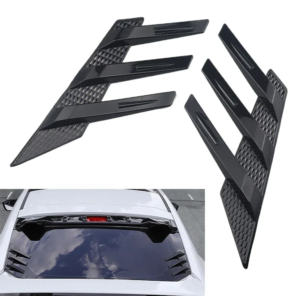 

Automotive Sticker Window Trim Black Carbon Fiber Design Easy Installation Factory Specifications Car Decoration
