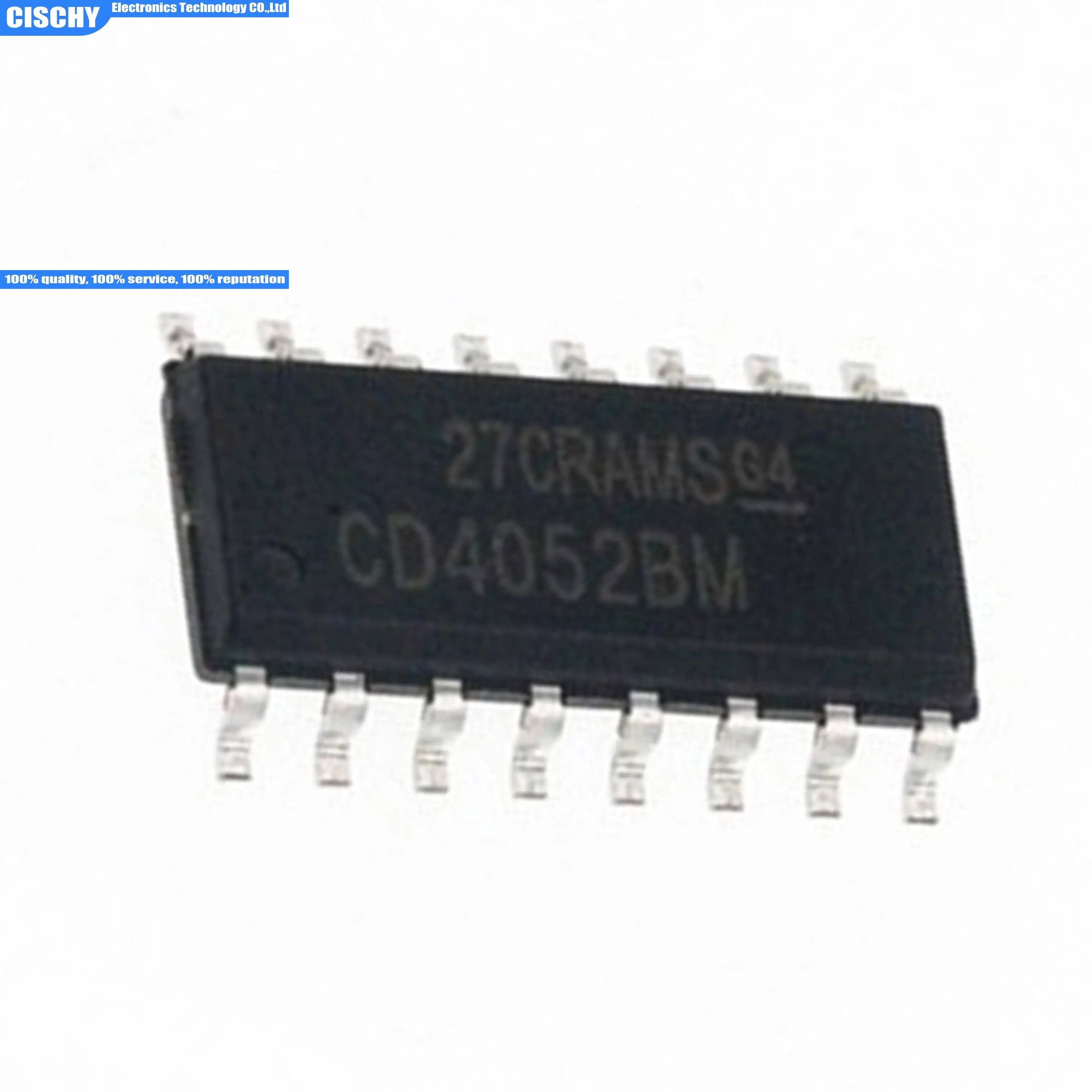 10pcs/lot CD4052 CD4052BM  CD4052B HCF4052 SOP-16 Analog multiplexer/demultiplexer In Stock