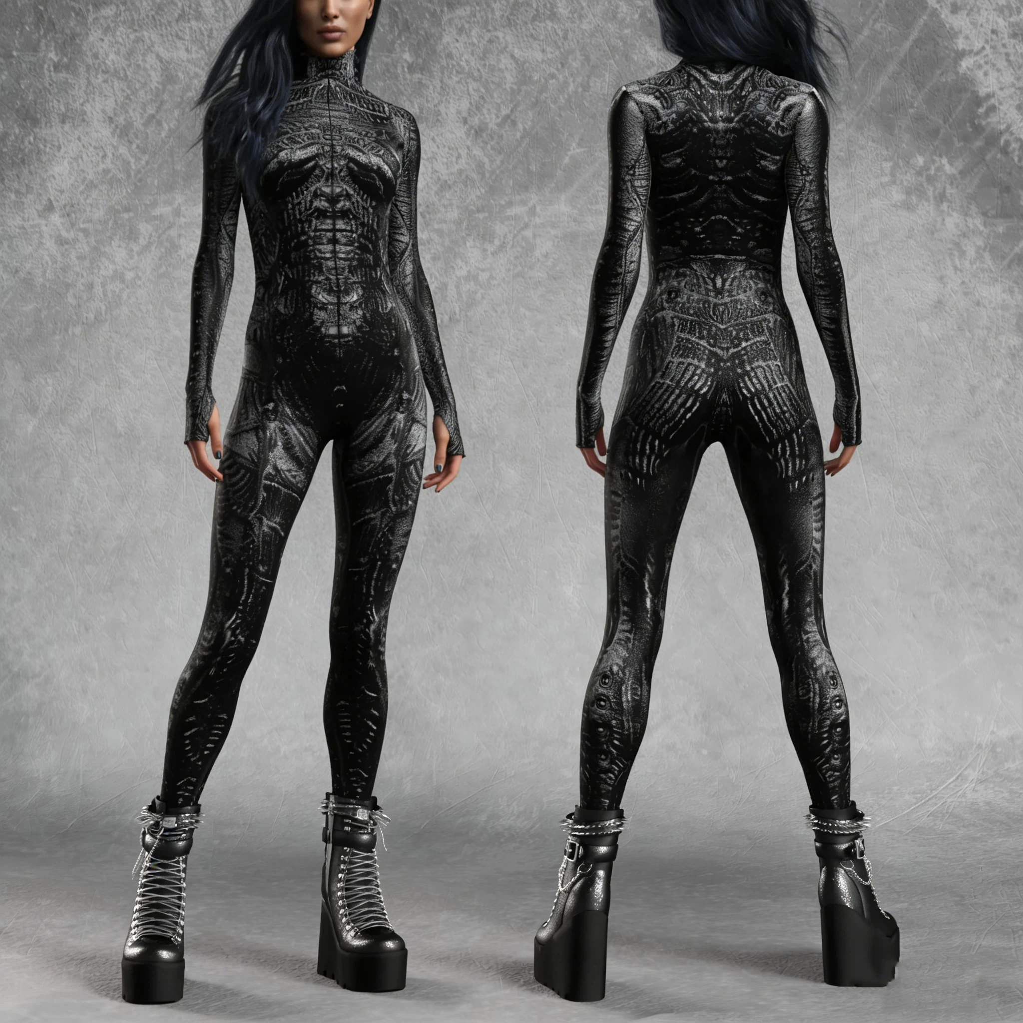 

Women Sexy Skinny Rave Party Wear Jumpsuit Zombie Onesie Cosplay Costume Fashion Bodysuits Halloween Carnival Rompers 2026