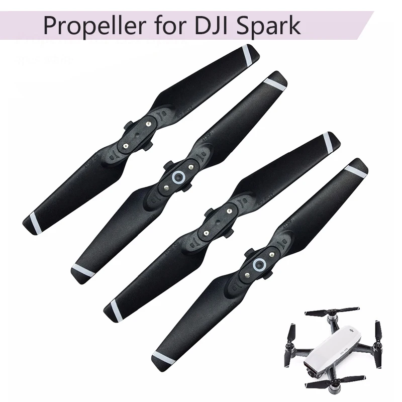 4pcs for DJI Spark 4730F Quick Release Folding Blades Replacement Propellers 2-Blade Props Drone Wing Accessories Screw