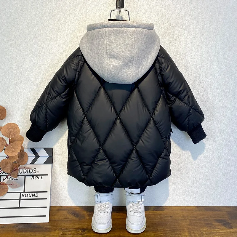 Children Winter Down Jacket Boy toddler girl clothes Thick Warm Hooded Coat Kids Parka spring Teen clothing Outerwear snowsuit