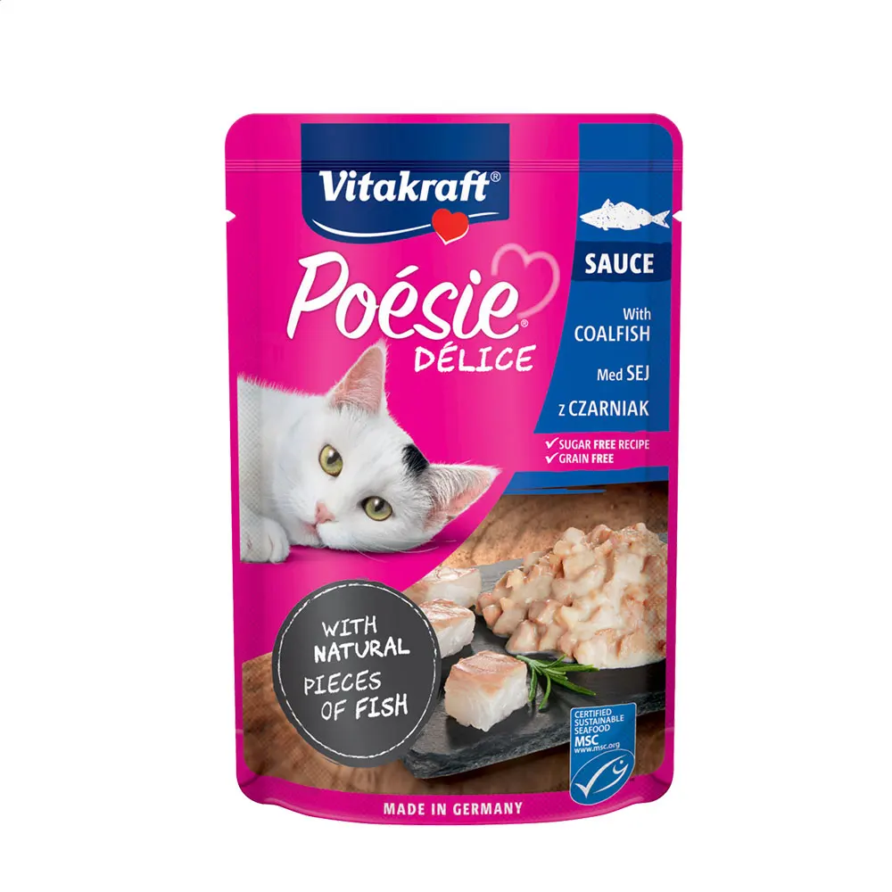 فيتاكرافت بوسي كيس ديلي سوس 85 جرام وجبة خفيفة للقطط