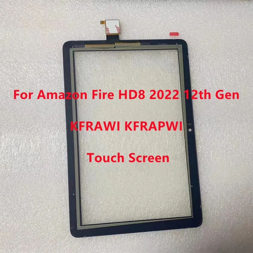 

New 8'' Inch For Amazon Fire HD 8 HD8 2022 12th Gen KFRAWI KFRAPWI Touch Screen Digitizer Glass Panel Screen 100% Tested