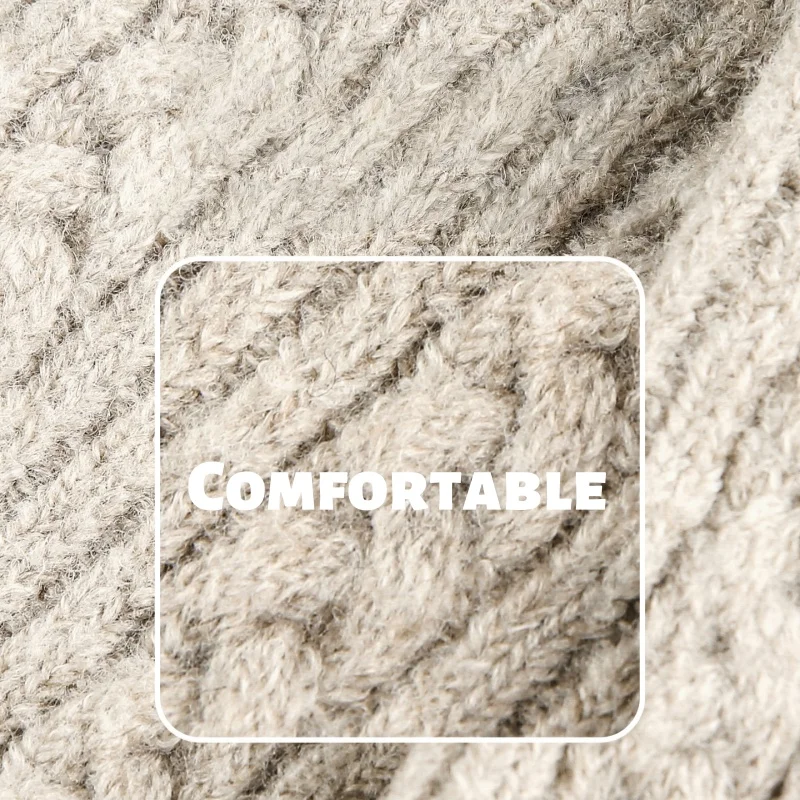 Textured V-neck Sweater for Men, Autumn/Winter Style, Retro Loose-fitting Heavyweight Knitted Sweater, Cardigan Jacket