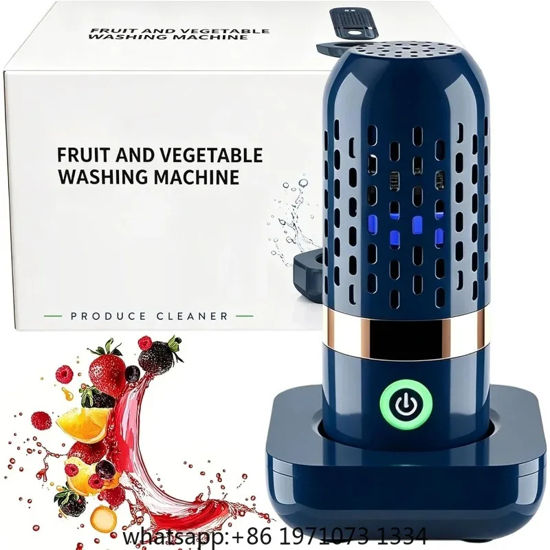 Produce Cleaner & Vegetable Cleaner , Wireless Rechargeable Food Washer for Meat Utensils, Ipx7 Waterproof