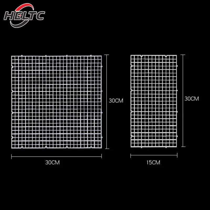 Detachable Spliceable Fish Tank Isolation Plate Upper Cover Net Bottom Filter Grid Bracket Bottom Filter Plate Divider Plate