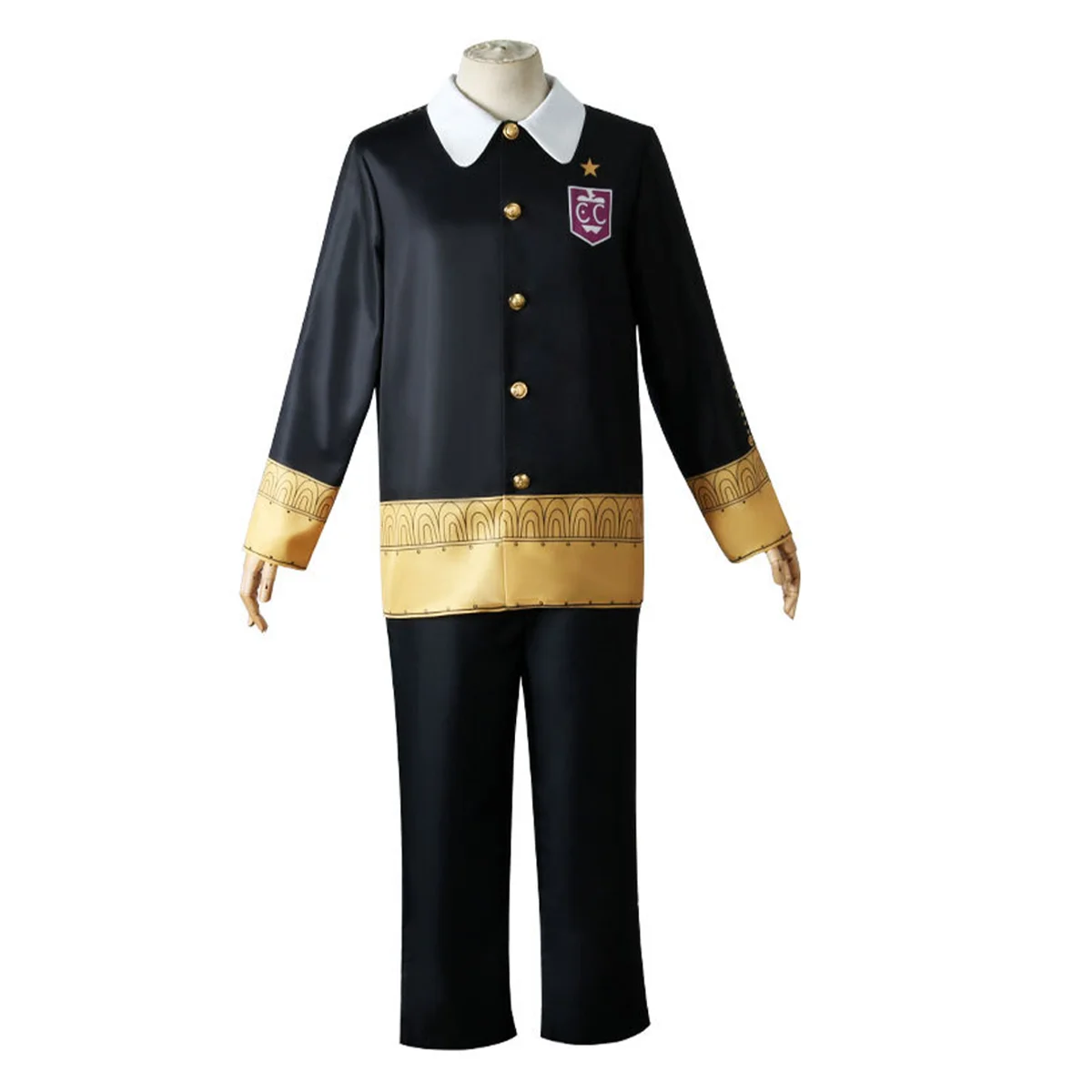 

Hemixush Damian Desmond Cosplay Costume School Party Uniform Anime Suit