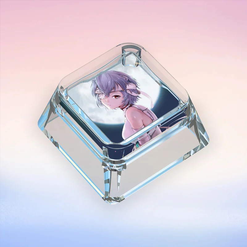 Anime Peripheral Keycaps Single Transparent Keycaps Personalized Customization Cross Axis Mechanical Keyboard Keycaps Gifts