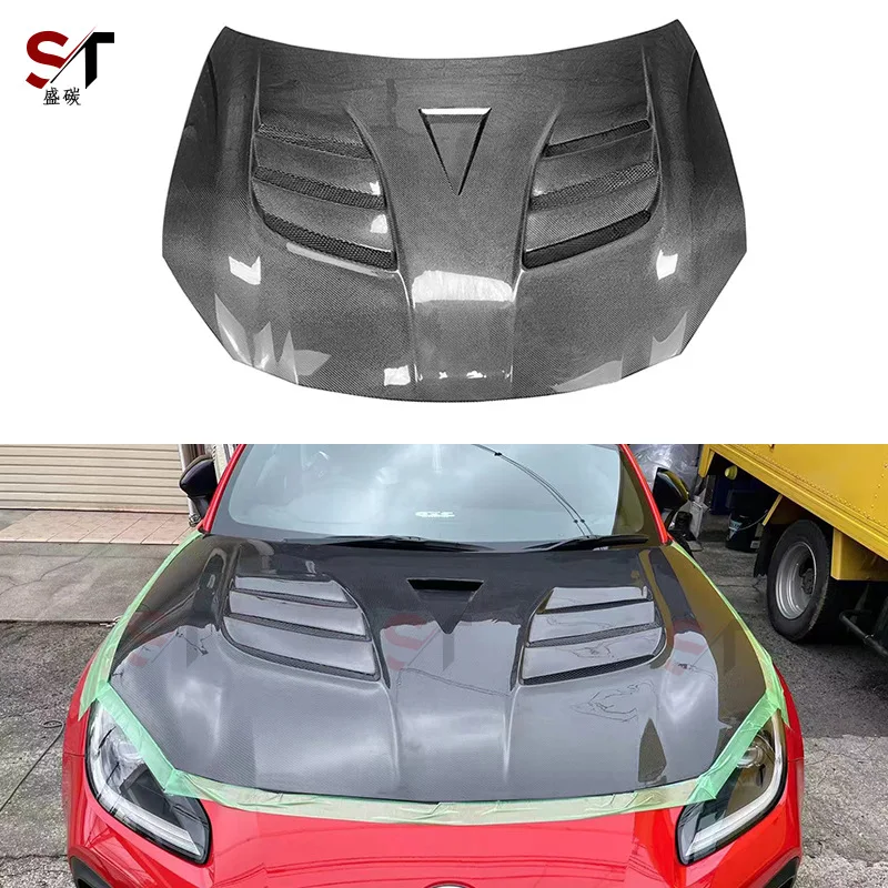 

Подходит для Toyota GR86 Subaru BRZ из углеродного волокна vrs, модификация капота, аксессуары для объемного капота
