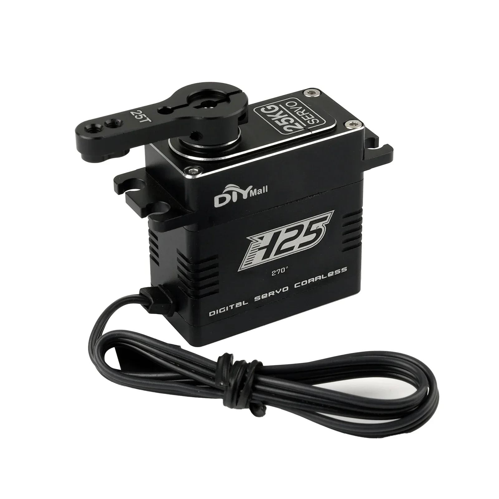 Servo digitale coreless a coppia elevata H25 25KG - Ingranaggio impermeabile in acciaio inossidabile 180 ° /270 ° /360 °   per progetti RC/robotici/fai da te