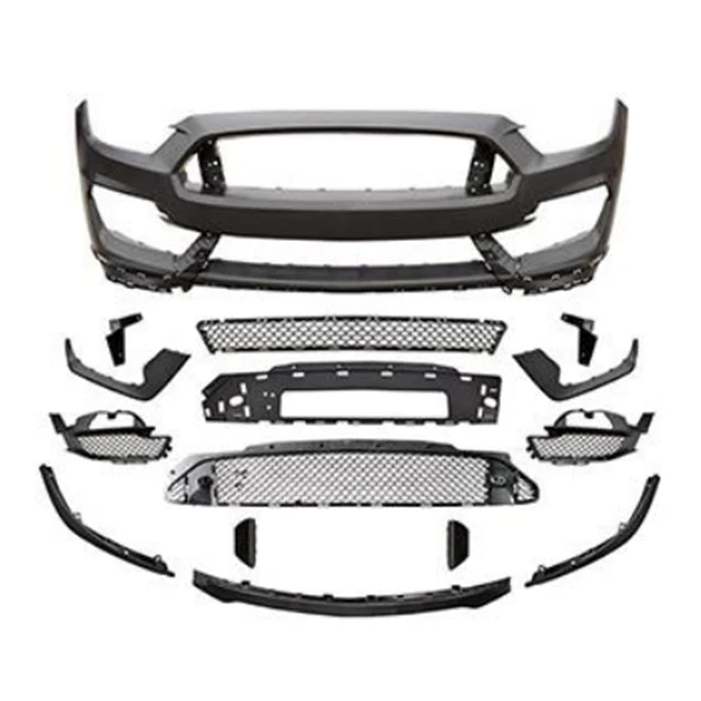 

Mustang Car Bumpers Accessories Black Plastic Front Bumper For Ford Mustang 2015-2021 GT500