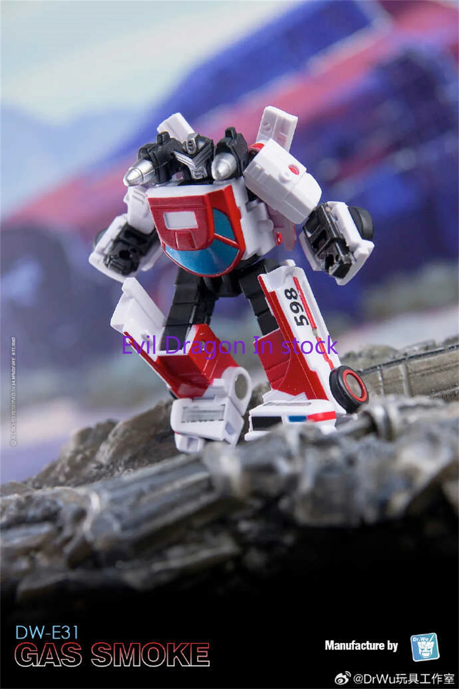 재고 있음 변환 장난감 Dr. Wu DW-E31 배기 연기 DW-E32 Artfire Fireball 액션 피규어 장난감 컬렉션