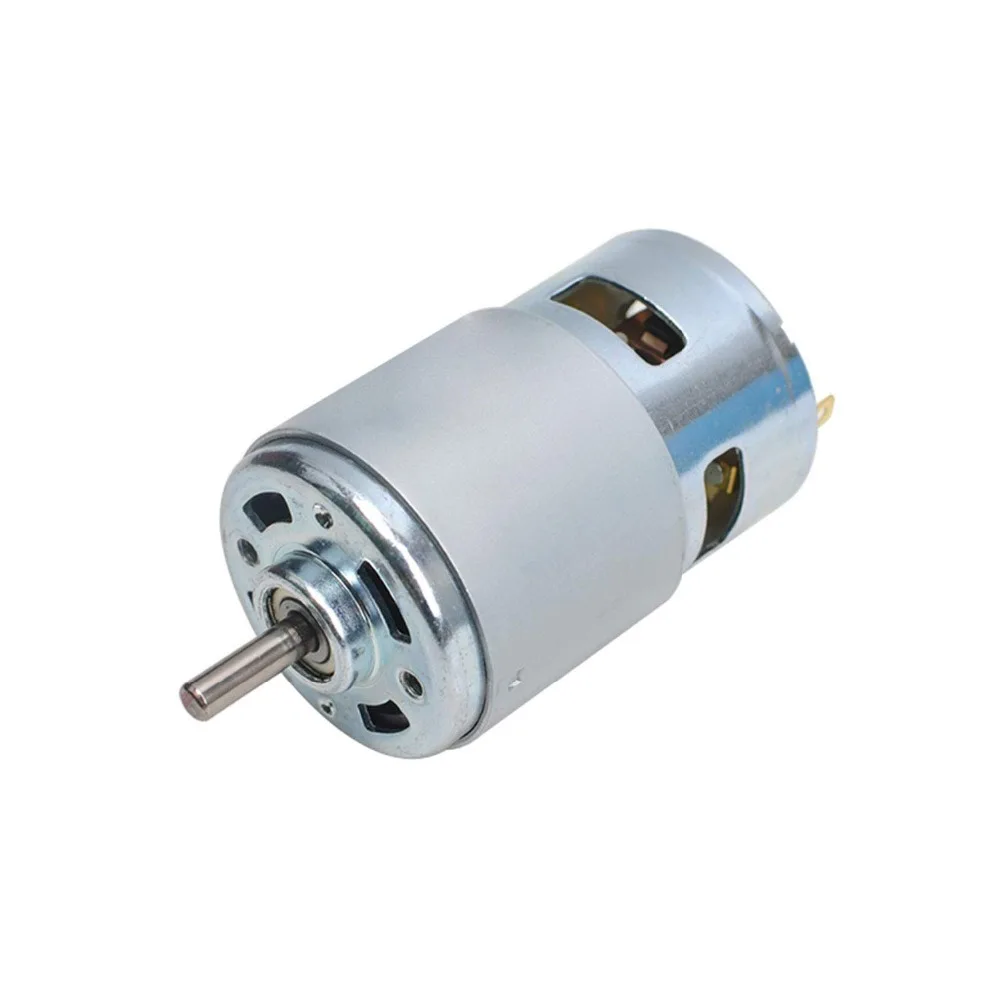 12V-24V Spindle Motor 20000 RPM 775 DC Motor Mini Electric Motor Double Ball Bearing Large Torque High Power for DIY Parts 3018