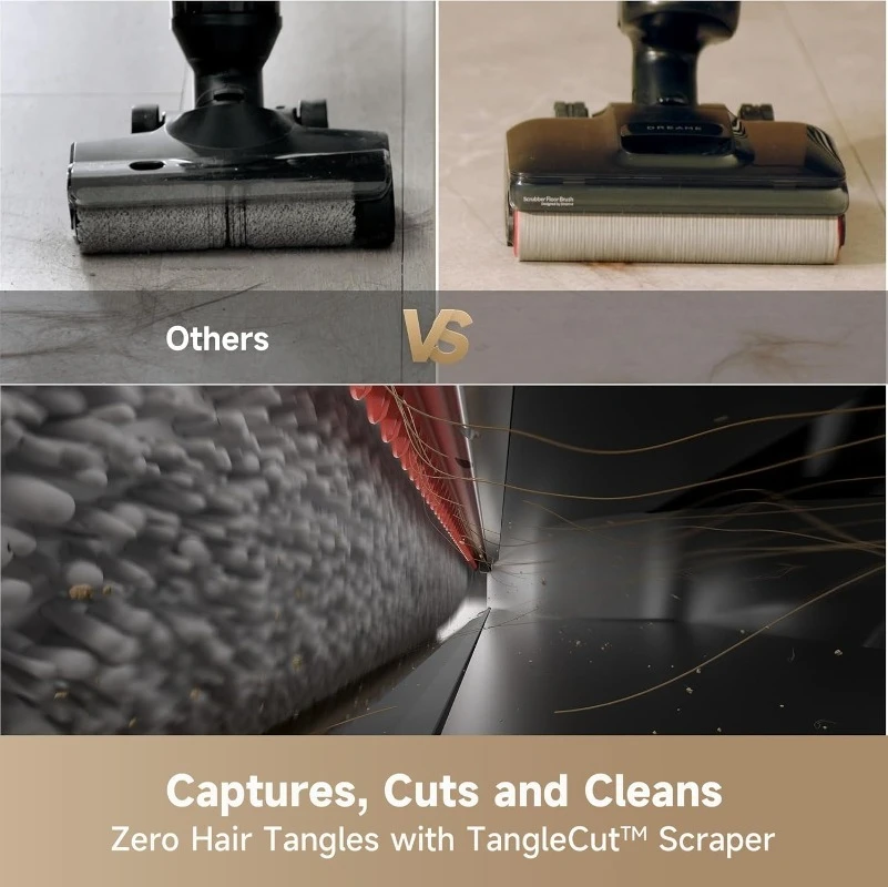 H12 Pro Wet Dry Vacuum Cleaner, 0 Cordless Vacuum Mop All-in-One for Hard Floors, 180° Lie-Flat Floor Cl