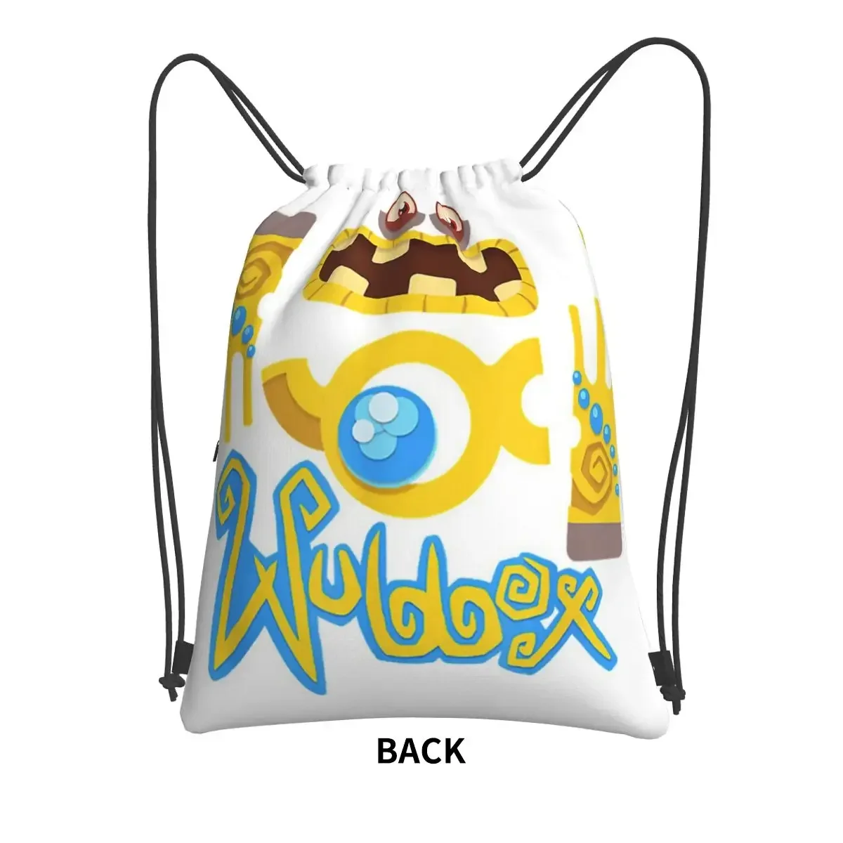 Wubbox My Singing Monsters Portable Backpacks Drawstring Bag Fashion Drawstring Bundle Pocket Shoes Bags For School Students