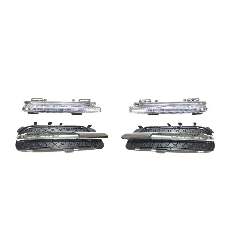 

Накладка на решетку левой фары DRL (дневные ходовые огни) хромированная для Mercedes-Benz E-класса W212 A2128851523 A2128851623 A2128851574 A2128851674 A2049068900