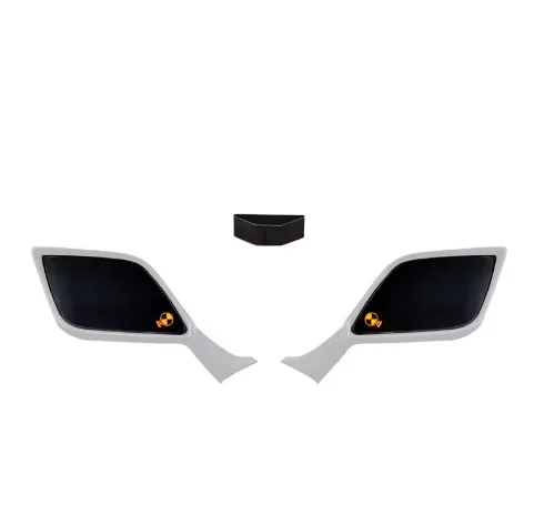 

Customizable Plastic Blind Spot Detection Mirror, Universal Fit Touring & Sport Bikes