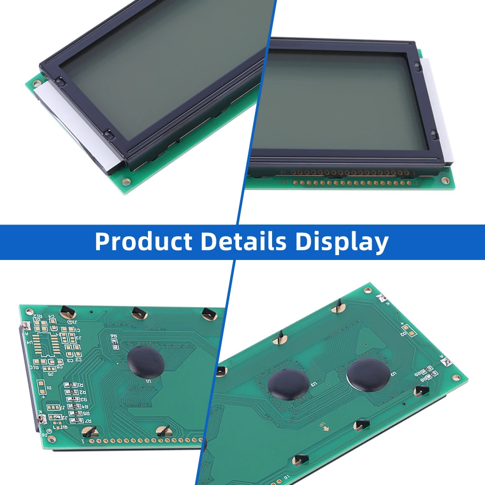 Filme cinza russo letras pretas 2004c-1 módulo de interface padrão 4x20 4002 lcm display lcd st7066u tela de temperatura ampla