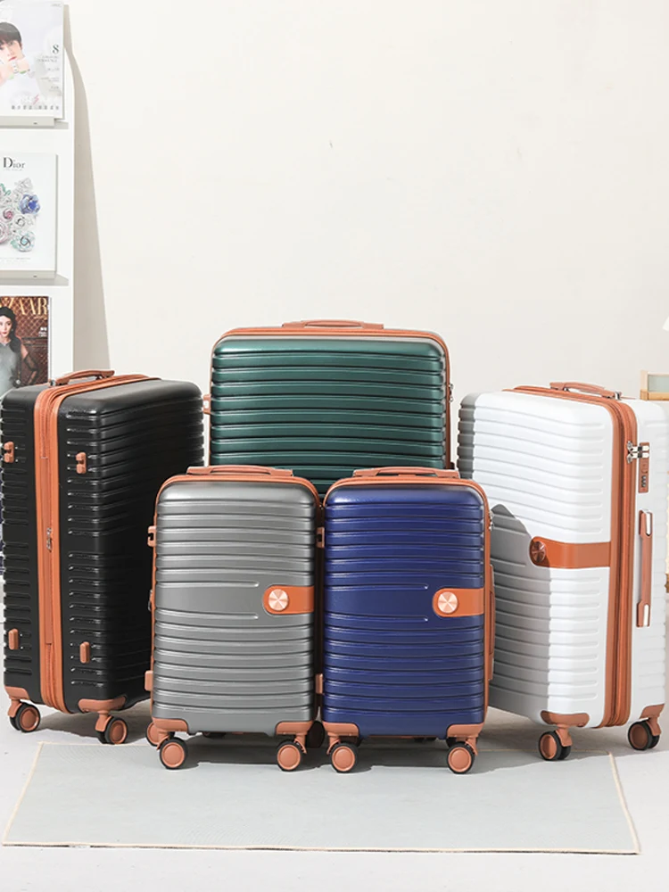 20-calowa rozkładana walizka podróżna o dużej pojemności, wielofunkcyjna mała walizka Pullman o wysokiej estetyce Retro Sle Travel Bag
