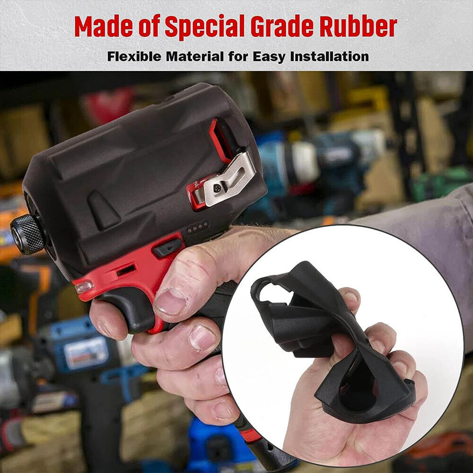 Imagem -03 - Chave de Impacto Bota Protetora para Milwaukee M12 Combustível Stubby 49162554