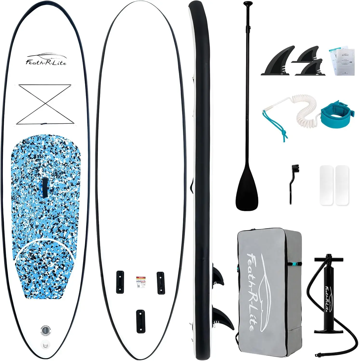 

Stand Up Paddle Board 10'x30''x6'' Ultra-Light (16.7lbs) SUP with Paddleboard Accessories