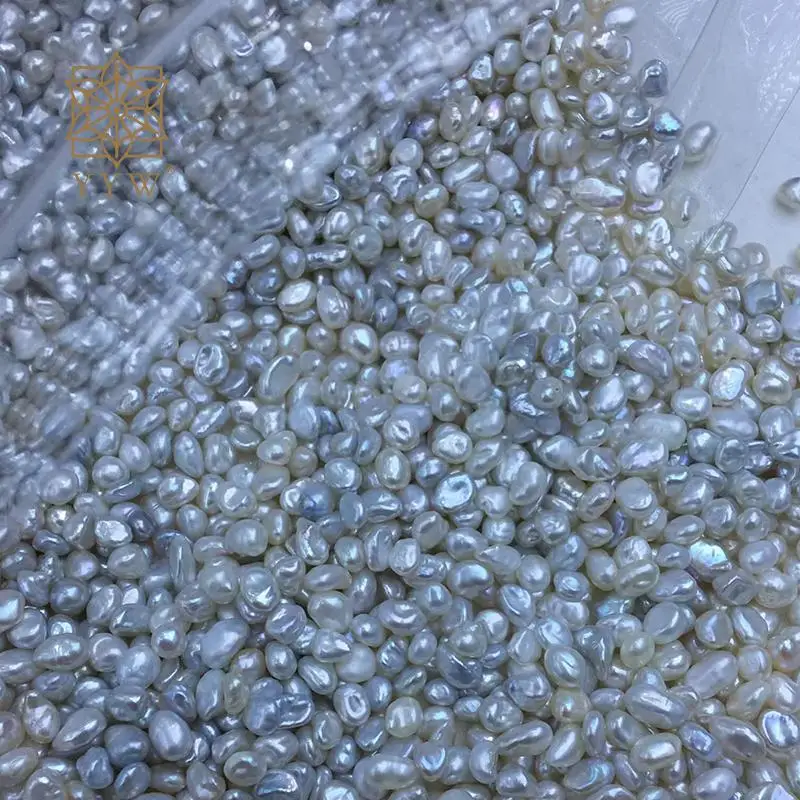 20pcs Cultured Reborn Freshwater Pearl Beads Diy No Hole White 5-8mm Crucifix Stone For Jewelry Making Diy Necklace Bracelet