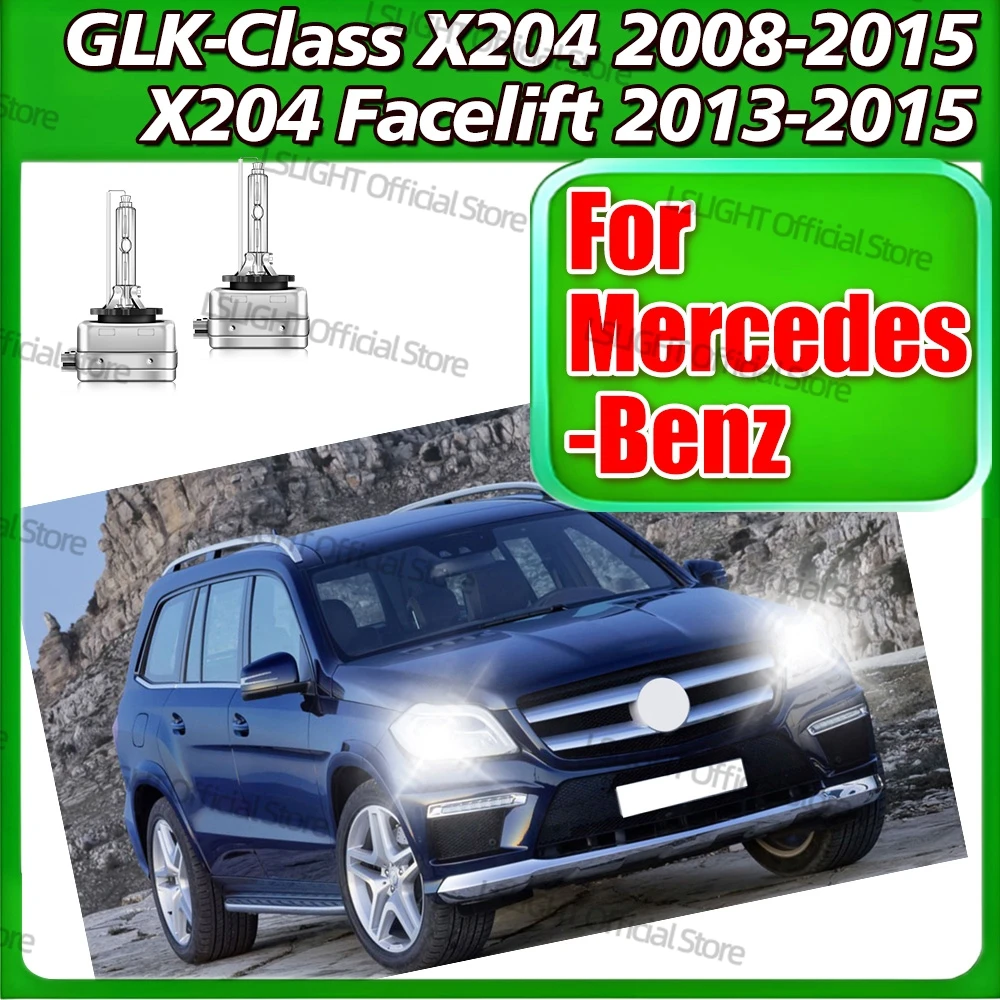 

2xHID ксеноновые фары D1S D1 35 Вт лампа 6000K 8000K 10000K 12V для Mercedes-Benz GLK-Class X204 2008-2015 X204 Facelift 2013-2015