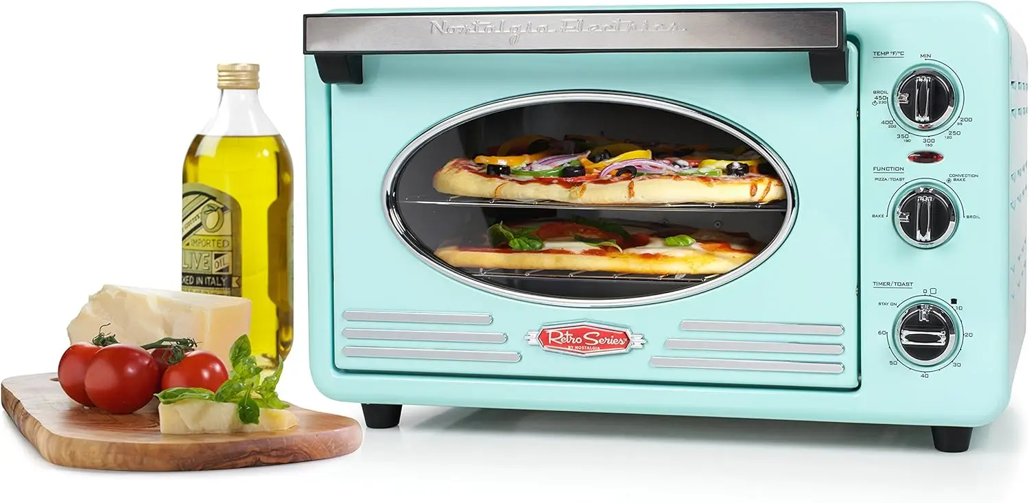 Oven, Toast, AirFry, Broil Functions Large Capacity Fits Slices of Bread Two 12 in. Pizzas-Includes Baking Pan and Fry