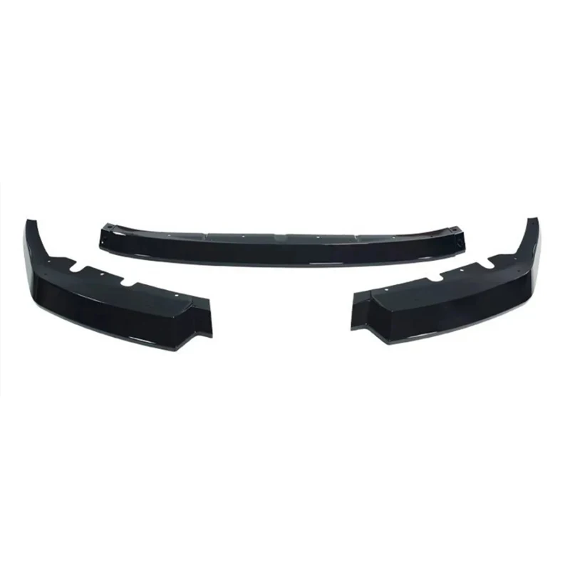For BMW M2 G87 2021+ Bright Black Car Front Bumper Diverter Spoiler Diffuser Front lip chin Shunt glossy black body kit - view 3