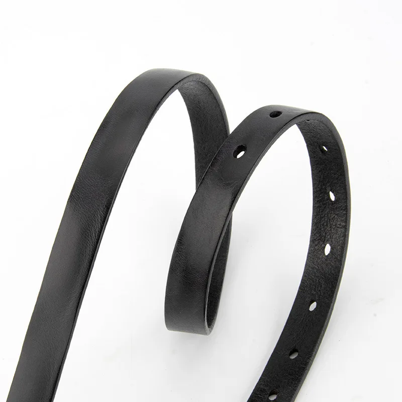 New business versatile genuine leather women's belt first layer cowhide silver buckle design waist jeans belt