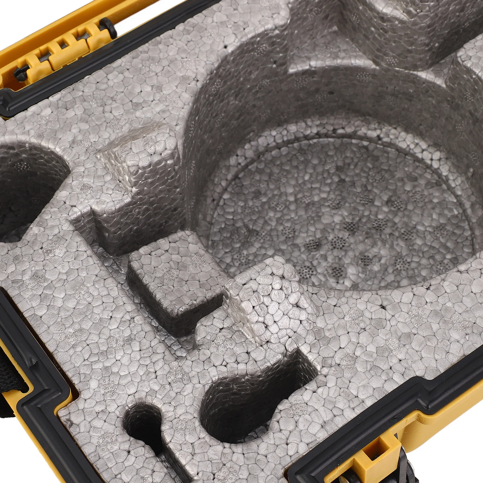 Surveying Instrument Case Sturdy PP Ample Space Anti  Comfortable Handle Double Lock Auto Level Empty Box for Theodolite