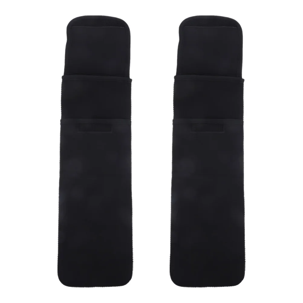 

2pcs Hair Straightener Covers Travel Styling Containers Heat Resistant Organizer Bags Storage Pouches For Curling Irons
