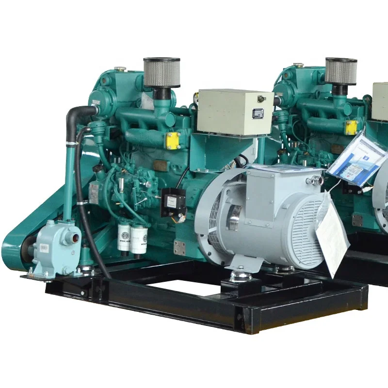 CCS Certificate WEICHAI Marine Engine WP4.1CD83E200 Genuine Diesel Marine Generator 64KW