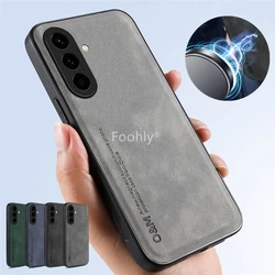Shockproof Case for Samsung Galaxy A57 A37 A17 A07 A56 A36 A26 A16 A55 A35 AProtective Cover Built-in Magnetic Suction Fundas