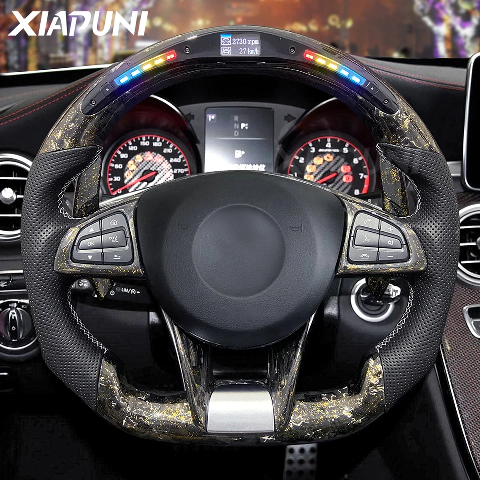 メルセデス・ベンツ　ステアリング ホイール ハンドル　Ｃクラス　W205 AMG オーダーメイド メルセデスベンツ用 Cクラス 4代目 W205 C205用 D型