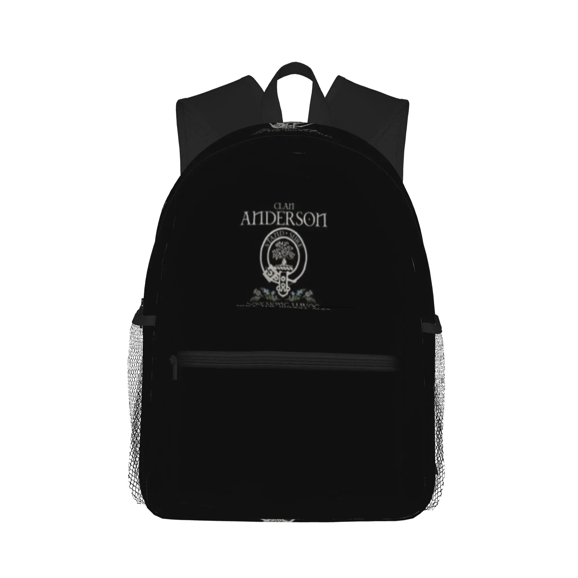 Clan Anderson crest Scottish surname tartan Thistle vintage  Casual Backpack for Students and Adults Travel backpack