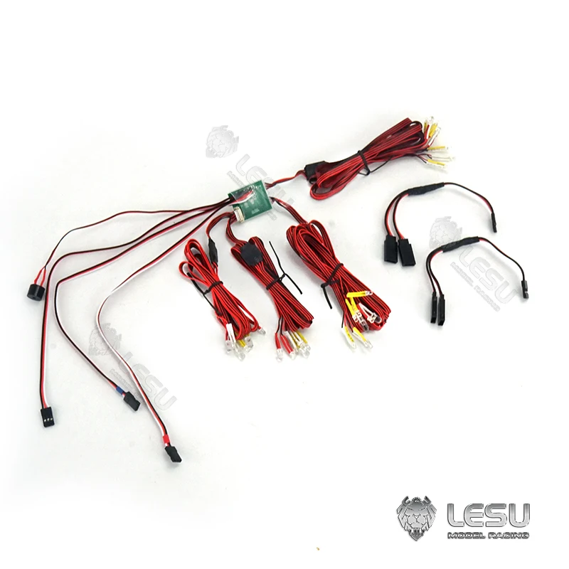 LESU 1/14 RC Truck Model Toy LED Light Set LED-01 Universal Tamiya Traction Truck Dump Truck Upgrade Modified Parts