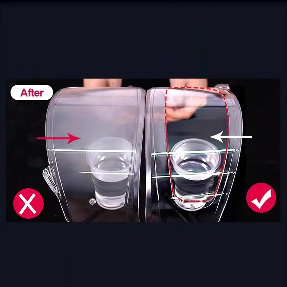 Viseira de capacete de motocicleta, película transparente antiembaçante para série OGK Kabuto kamui 3 / rmla / shuma