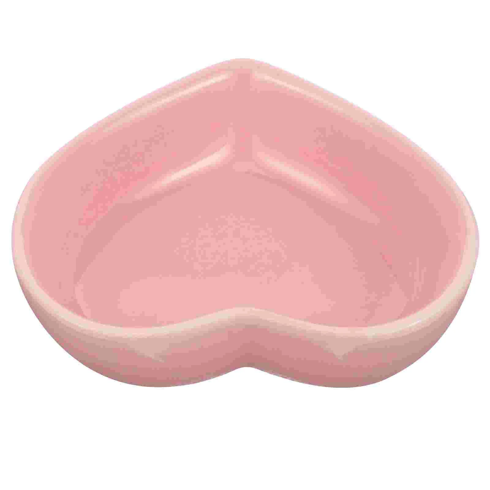 Cat Bowls Pet Hamster Food Guinea Pig Plate 8x7cm Ceramic for Pets Kitten Pink Small Household Chinchilla Water