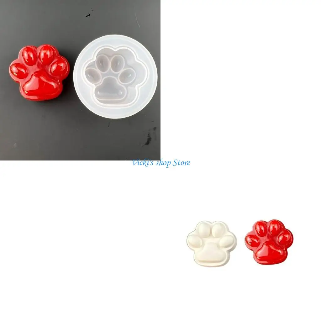 

Matte Finish/Crystal Paw Resin Casting Mold for DIY Craft Jewelry Making