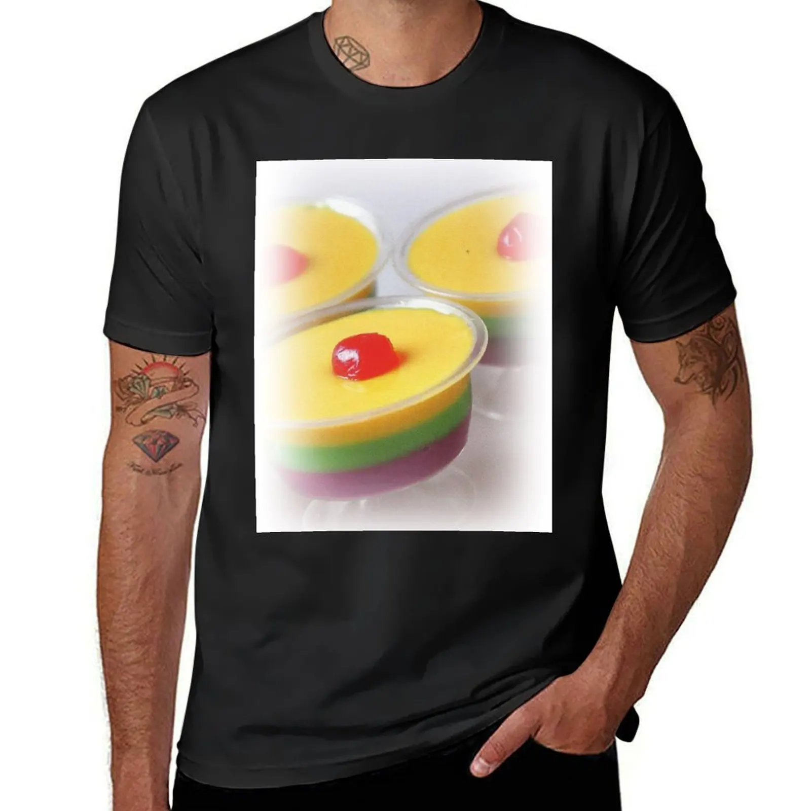 Glazed pudding T-Shirt hippie clothes customs plain white t shirts men