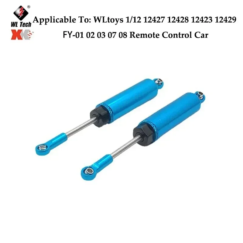 Piezas de Metal Wltoys 12428 12427 RC, piezas de repuesto automotrices, eje trasero/brazo/caja delantera de onda/engranaje/neumático/suspensión/amortiguador, 12423