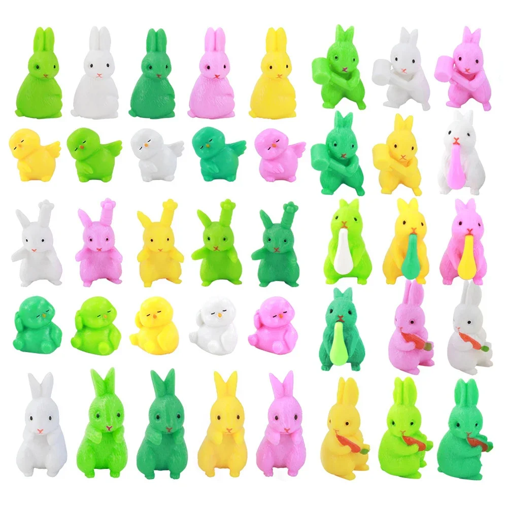 ABS Mini Rabbit Toy DIY Easter Eggs Kit for Child - Fun Easter craft kit for kids to create adorable mini rabbit toys