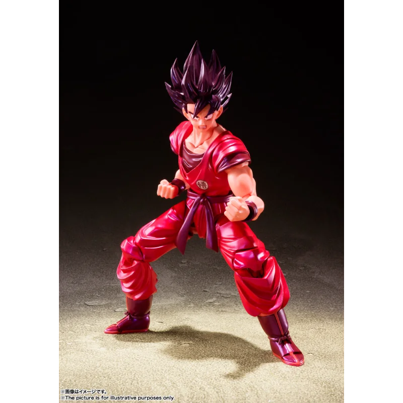 In Stock Authentic Bandai SHF Dragon Ball Z Namek Saga Kaio-ken Son Goku 1/12 Scale Collectible Action Figure 