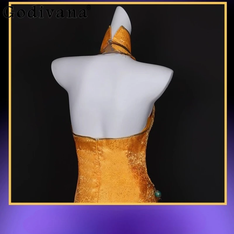 게임 영광의 왕 코스프레 정장 여성 애니메이션 게임 섹시한 컴플리트 세트 Cheongsam Cosplay Clothing 여성용 전체 의상