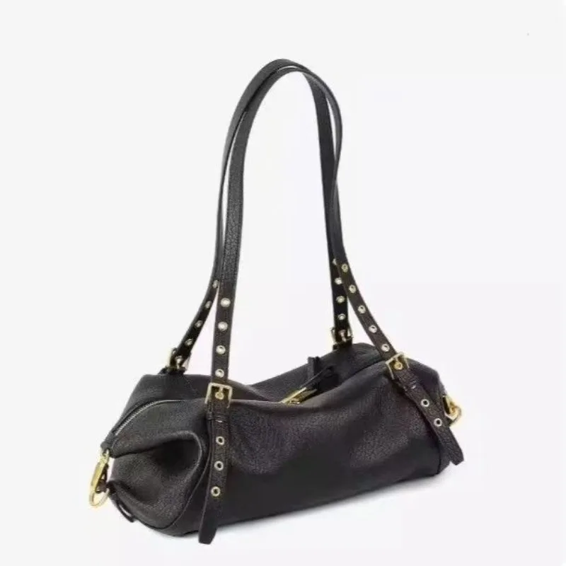 2026 New Underarm Women's Bag Bowling Bag Niche Design Versatile Premium Commuter Shoulder Bag Temperament Commuting Handbags