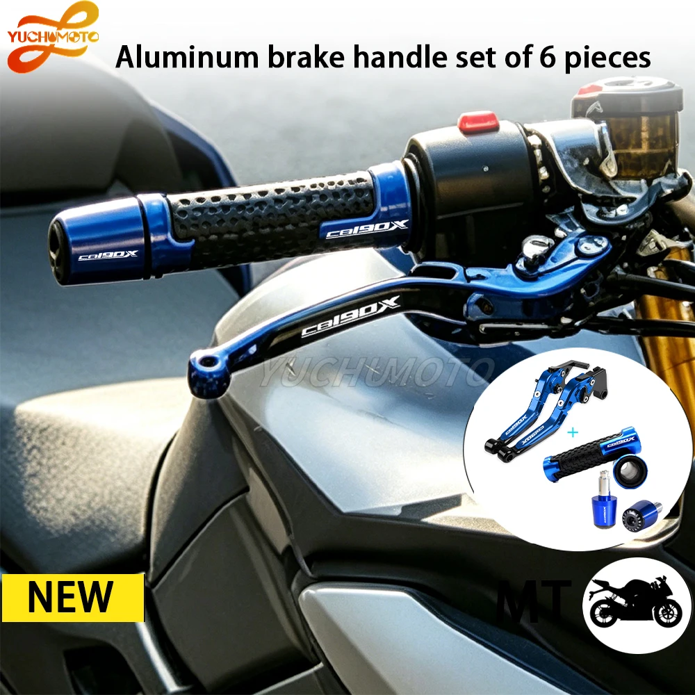 For Honda CB190R/CB190X/CB190SS/CB190TR/TRICOLOR 2017-2018 Handles Grips Brake Clutch Levers Nice Adjustable Clutch Brake Levers