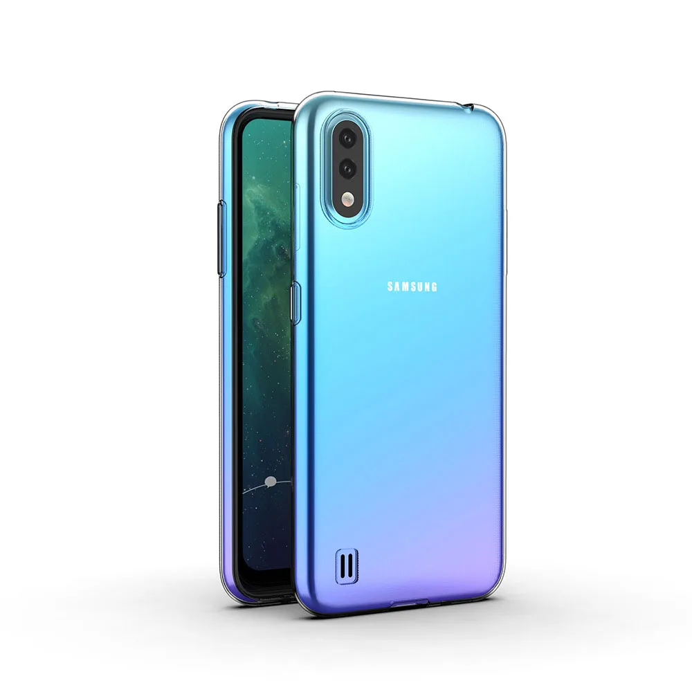 Klarer Fall für Samsung Galaxy M01 Transparent Weichen silikon TPU Telefon Fall Für Samsung M01 Abdeckung M 01 Klarer Fall – Detail 3