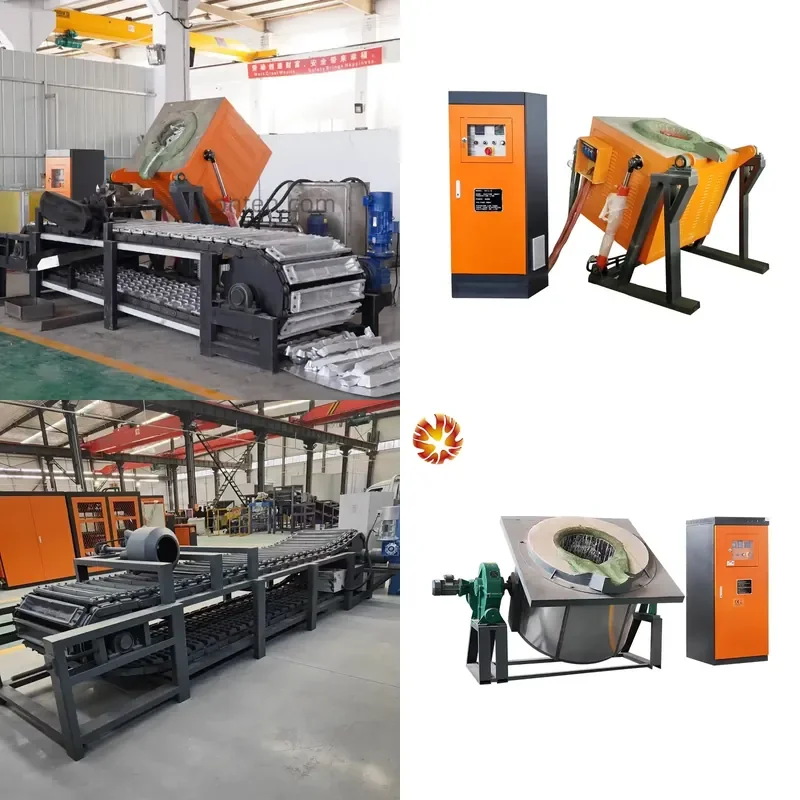 2026 CE 100kg 500kg 1T Scrap Metal Melting Zinc Copper Aluminum Melting Smelting Furnace Aluminum Ingots Making Machine